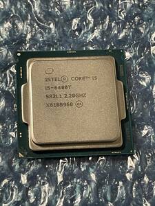 【送料無料】Intel Core i5 6400T 4C4T TDP35W (2.2GHz～2.8GHz) 低消費電力CPU 動作確認済 Z170 H170 B150 H110等　*B250 H270 Z270*