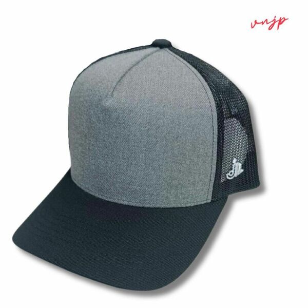 新品 ブラック キャップ 帽子 メッシュキャップ フリーサイズ
