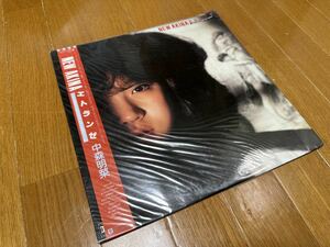 中森明菜　エトランゼ　LPレコード ミニポスター　レトロ インテリア　アンティーク　ポップス　レコード　その他