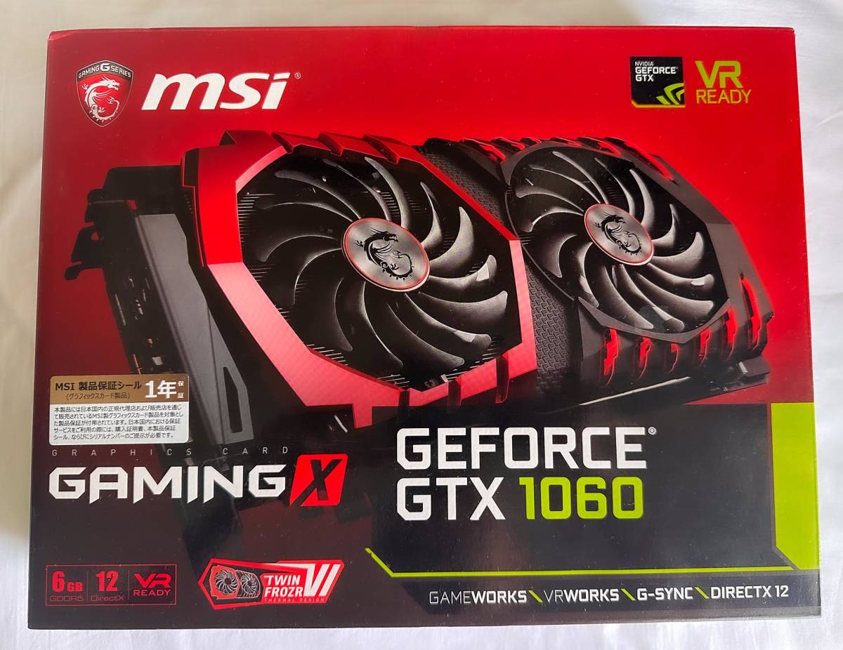 Yahoo!オークション -「msi gtx 1060 gaming x 6g」の落札相場・落札価格