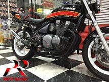 プリティー KAWASAKI ゼファー400/X【トップガン】PRETTY マフラー 黒_画像2