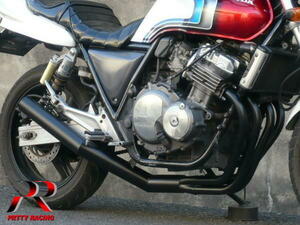 プリティー HONDA CB400SF NC31 R/S ショート管 70π 黒 マフラー