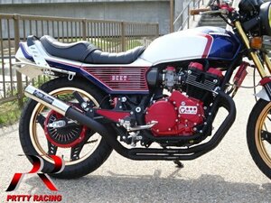 プリティー HONDA CBX400F ガニマタブレット管 PRETTY ブラック マフラー