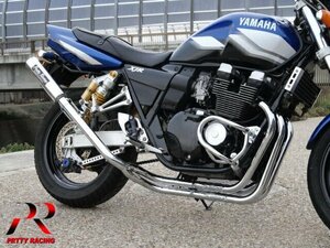 プリティー YAMAHA XJR400 RH02 【改タイプ2】 PRETTY管 マフラー メッキ