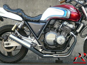 プリティー HONDA CB400SF NC31 R/S 【ショート管】 70π マフラー メッキ