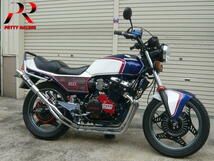 プリティー HONDA CBX400F (爆) 45π アルミサイレンサー メッキ マフラー_画像2