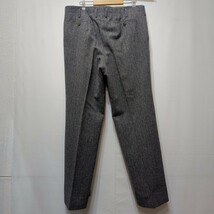 1986年製 ヴィンテージ ウールスラックス メンズ XL相当 80s VINTAGE TALONジップ トラウザーズパンツ ウールパンツ_画像5