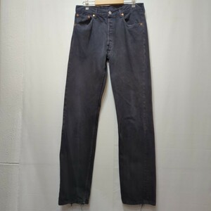 リーバイス Levi's デニム 501 フランス製 後染めブラック メンズ W38 L32 ジーンズ ジーパン ヴィンテージ ビンテージ パンツ FRANCE