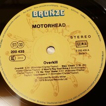 MOTORHEAD/OVERKILL モーターヘッド/オーヴァーキル レコード/LP/アナログ 200435 _画像4