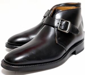 [良品] REGAL 24.5㎝ チャッカブーツ ビジネスシューズ ブラック　プレーントゥ　高級靴　本革　フォーマル　紳士靴　ドレス　送料無料