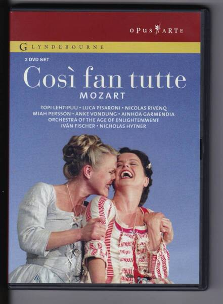 【輸入DVD】MOZART : Cosi fan tutte モーツァルト:歌劇「コジ・ファン・トゥッテ」 Glyndebourne グラインドボーン 2DVD