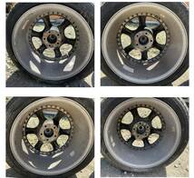 RX7 スーパーレア 963 FD3S アルミホイール4個セット5 PCD114.3 R17 17X9JJ 4本検索用 BBS R32 R33 R34 S14 S15 Skyline 鍛造 JDM USDM GTR_画像10