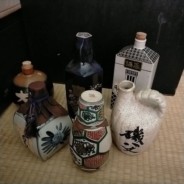 古い酒 空き瓶