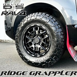 国産 245/70R16 デリカD5 デリカ DELICA 新品 16インチ タイヤホイールセット 4本 BlackMamba BM00 NITTO RIDGEGRAPPLER リフトアップ