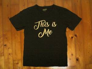 ☆グレイテスト・ショーマン【The Greatest Showman】『This is Me』プリント半袖Tシャツ コットTシャツ M 黒 ブラック　