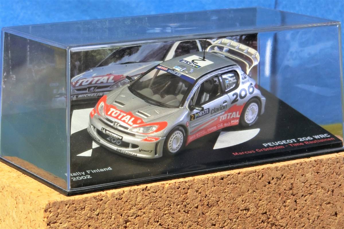 新古 ラジコン 京商 プジョー 206 WRC readyset 1/10 電動-