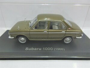 ☆アシェット 国産名車コレクション 1/43☆ Subaru 1000 (1966) スバル hachette ミニカー 中古/USED