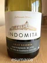 インドミタ　グランレゼルヴァ　ソーヴィニヨン・ブラン 2021 白 Indomita Gran Reserva Sauvignon Blanc / Vina Indomita チリ_画像1