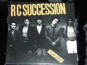 RC Succession / Rhapsody = CD(帯無し、紙ジャケット,iscp-1118,rcサクセション,ラプソディー)