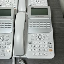 【１０台セット】NTT ZX-(18)IPTEL-(1)(W) １８ボタンIP標準電話機 21年製 d_画像2