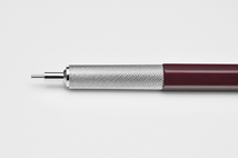 当時物 1980年代 Rotring 500 0.9mm Burgundy ロットリング 製図 ペン バーガンディ 機械式 希少品 未使用 シャープ ドイツ製 A.G. _画像4