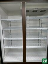 【2019年製】リーチイン冷蔵ショーケース ホシザキ USR-180A3-B 三相200V/単相100V 容積：1196L W1800×D800×H1960㎜ [3-228852]_画像4