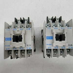 【2個】電磁接触器 三菱電機 SD-N11 DC24V ※動作確認済 低圧開閉器 [6]の画像1