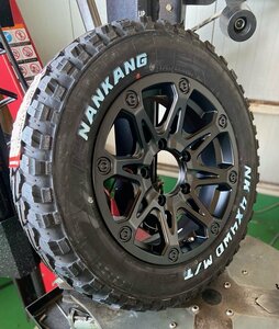 ジムニー JB64 JB23 JA BDX08 ナンカン FT9 175/80R16 タイヤホイールセット 16インチ マッドタイヤ ホワイトレター