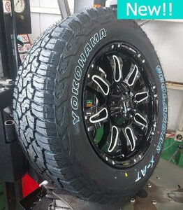 新作!!デリカD5 RAV4 CX8 CX5 エクスプローラー LEXXEL ヨコハマ ジオランダー X-AT 245/65R17 タイヤホイール 17インチ ホワイトレター