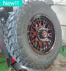 新品!!ハイラックス プラド FJ H3 LEXXEL トーヨー オープンカントリー MT 265/70R17 265/65R17 タイヤホイール 17インチ