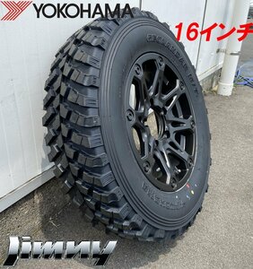 YOKOHAMA ジオランダー M/T+ 195R16 ジムニー JIMNY JB64 JB23 JA12 JA11 タイヤホイール 16インチ BDX08 新品4本セット