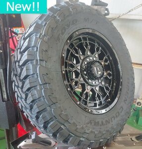 新品!!ハイラックス プラド FJ H3 LEXXEL トーヨー オープンカントリー MT 265/70R17 265/65R17 タイヤホイール 17インチ