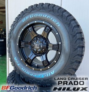 ノーマル車高装着可!! ジープ JK JL ラングラー 17インチ タイヤホイールセット BF Goodrich オールテレーン KO2 285/70R17 1台分