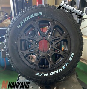 ジムニー JB64 JB23 JA BDX08 ナンカン FT9 175/80R16 タイヤホイールセット 16インチ マッドタイヤ ホワイトレター