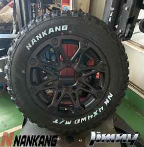 ジムニー JB64 JB23 JA BDX08 ナンカン FT9 175/80R16 タイヤホイールセット 16インチ マッドタイヤ ホワイトレター