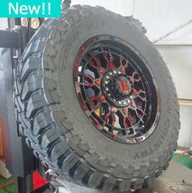 新品!JL JK ラングラー LEXXEL トーヨー オープンカントリー MT 35x12.50R17 37x13.50R17 タイヤホイール 17インチ_画像3