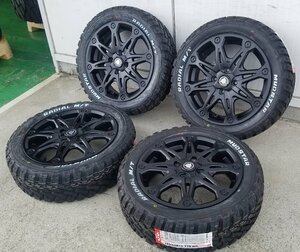 ハイゼットジャンボ エヴリィ ウェイク ハスラー マッドスター ラジアル MT 165/60R15 タイヤホイール 16インチ ホワイトレター