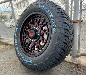 【新品】RAV4 CX8 ハリアー タイヤ ホイール4本セット ヨコハマ ジオランダー X-AT 245/65R17 LEXXEL PreDator 17インチ 純正車高対応