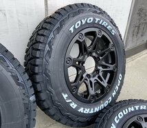 ジムニー タイヤホイール 16インチ BDX08 TOYO オープンカントリーR/T 185/85R16 ホワイトレター 新品4本セット_画像7