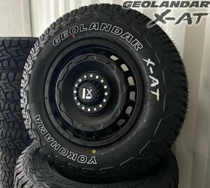 【ノーマル車高対応】デリカD5 RAV4 ヨコハマ ジオランダーX-AT 235/70R16 タイヤホイールセット 16インチ LEXXEL SwaGGer