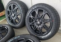 ハイゼットジャンボ エヴリィ ウェイク ハスラー マッドスター ラジアル AT 165/60R15 タイヤホイール 16インチ ホワイトレター_画像9