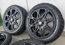 タフト スペーシアギア デリカミニ マッドスター ラジアル MT 165/65R15 タイヤホイール 16インチ ホワイトレター_画像9