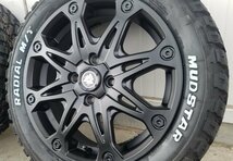 タフト スペーシアギア デリカミニ マッドスター ラジアル MT 165/65R15 タイヤホイール 16インチ ホワイトレター_画像10