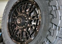 Jeep ラングラーJK JL タイヤ ホイール4本セット トーヨーオープンカントリーMT 265/70R17 LEXXEL PreDator 17インチ_画像5