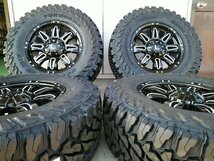 Jeep ラングラー JK JL タイヤホイール Balano ヨコハマ ジオランダー G003 M/T 265/70R17 285/70R17 アウトドア_画像3