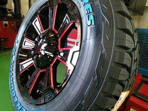 車検対応 200系ハイエース レジアスエース タイヤホイール 新品 4本セット TOYO オープンカントリー RT 215/65R16 16インチ DeathRock