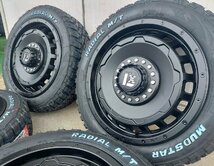 プリウス ステップワゴン VOXY LEXXEL SwaGGer Mudstar Radial MT 205/60R16 タイヤホイール 16インチ ホワイトレター_画像3