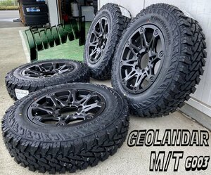 ジムニー JB64 JB23 JA BDX08 ヨコハマ ジオランダー MT G003 185/85R16 175/80R16 195R16 16インチ マッドタイヤ