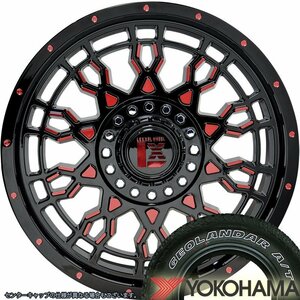 JEEP ラングラー JL JK ナイトロ エクスプローラー17インチ LEXXEL PreDator ヨコハマ ジオランダー X-AT 265/65R17 265/70R17 285/70R17