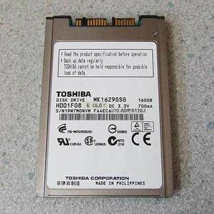 1.8 -inch MicroSATA HDD Toshiba MK1629GSG 160GB